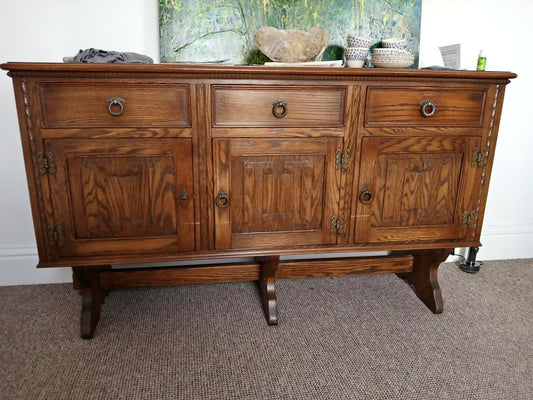 Vintage Jaycee Oak Sideboard - Handcrafted in Brighton, Sussex