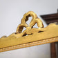 Folding Screen Room Divider Gilt Wood French Empire Style Paravent Silk and Glas