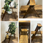 Rustic vintage style stepladder display