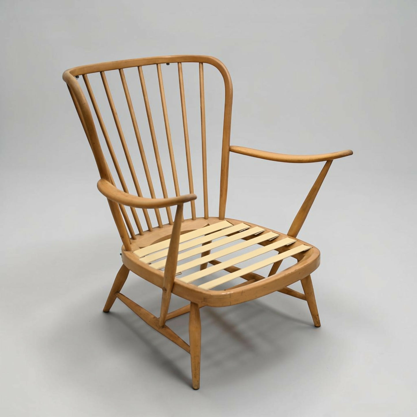 Ercol Evergreen Easy Chair Armchair Light Finish Frame Only FREE UK* Delivery