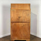Art Deco Figured Walnut Gents Wardrobe