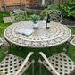 Six Seater Vintage Patio Set finished in Bronze