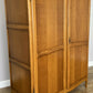 Wardrobe Vintage French Louis Oak Two Door Bedroom Storage Armoire LOT 6536