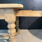 French Oak Farmehouse Dining Table with 2 Drawers