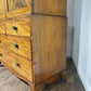 Georgian Flame Mahogany Linen Press