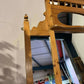 Antique Style Pine Over mantle Mirror