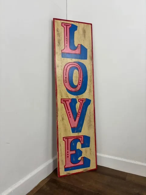 Rustic Style “LOVE” Fairground Sign