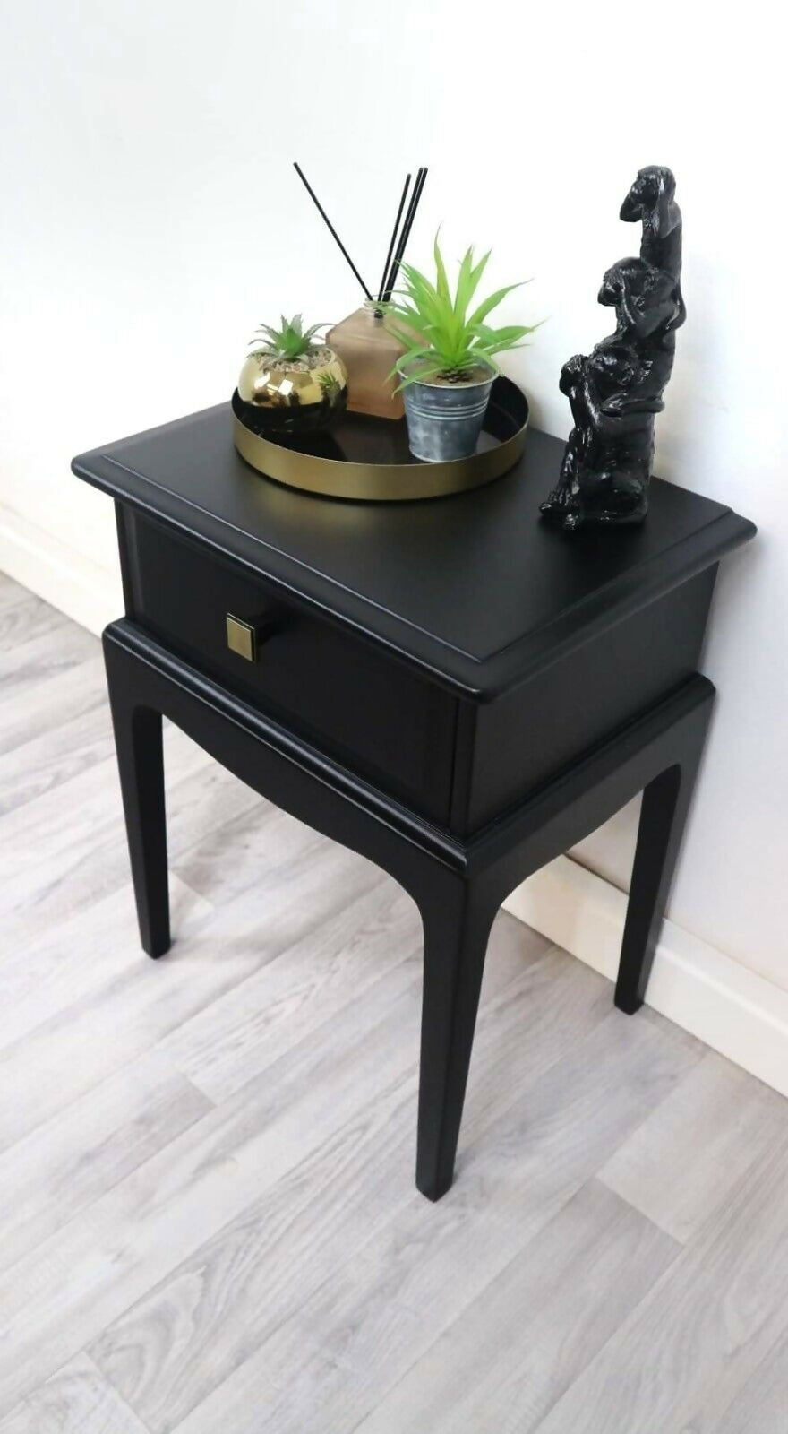 Stag Minstrel Vintage Slim Narrow Bedside Tables Bespoke