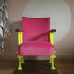 Neon pink cinema seat-front on-seat down-Orange Otter