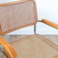 Mid century retro Italian Marcel Breuer Cesca Armchair set of 2