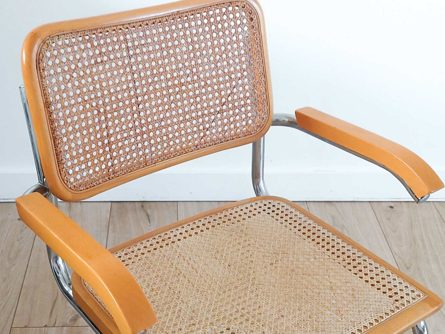 Mid century retro Italian Marcel Breuer Cesca Armchair set of 2