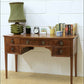 Vintage Desk Dressing Table Bow Front Solid Wood Retro DELIVERY