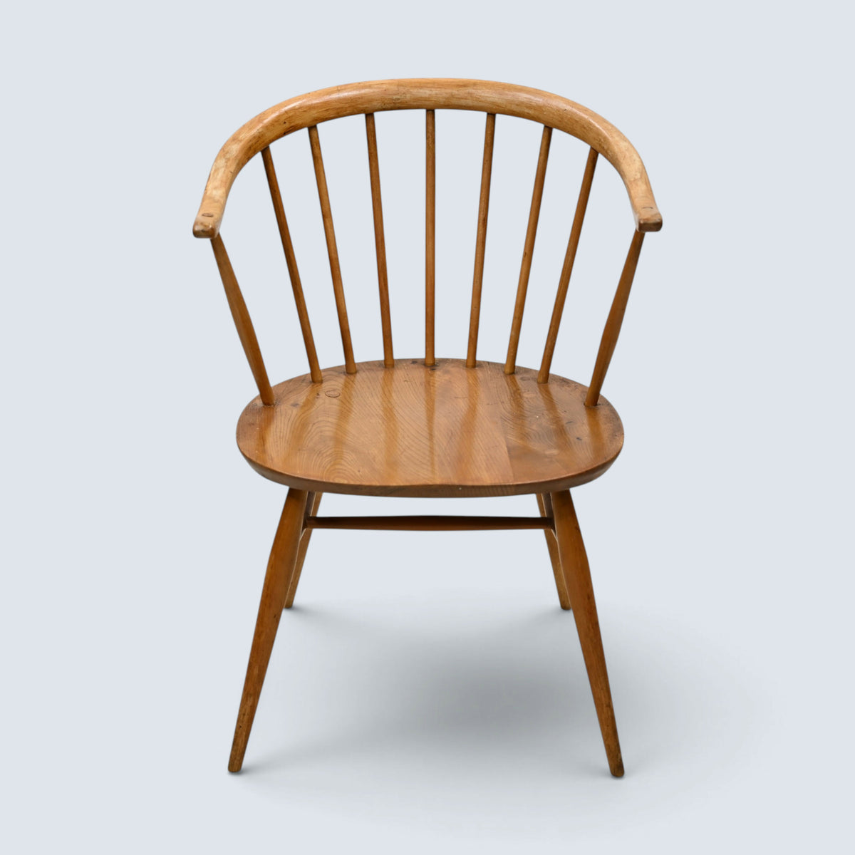 4 Ercol Windsor Dining Chairs Bow Back Cowhorn Light Model 449 FREE UK Delivery*