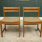 4 x Mid Century Danish Dining Chairs by Vantinge Mobelindustri