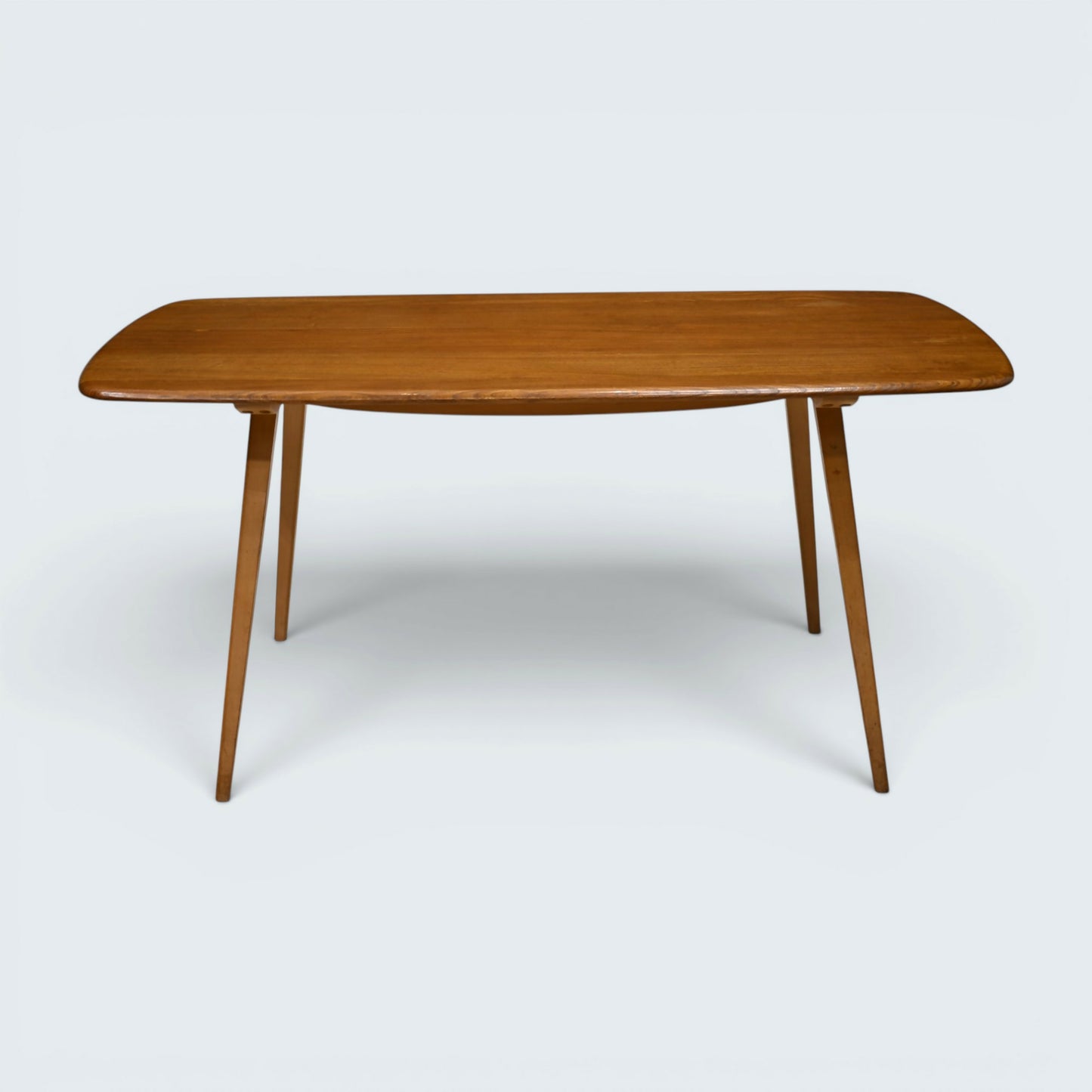 Ercol Plank Dining Table Seats 6 Vintage 5ft Long Light Finish FREE UK Delivery*