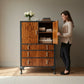 Vintage Art Deco Tallboy Cabinet