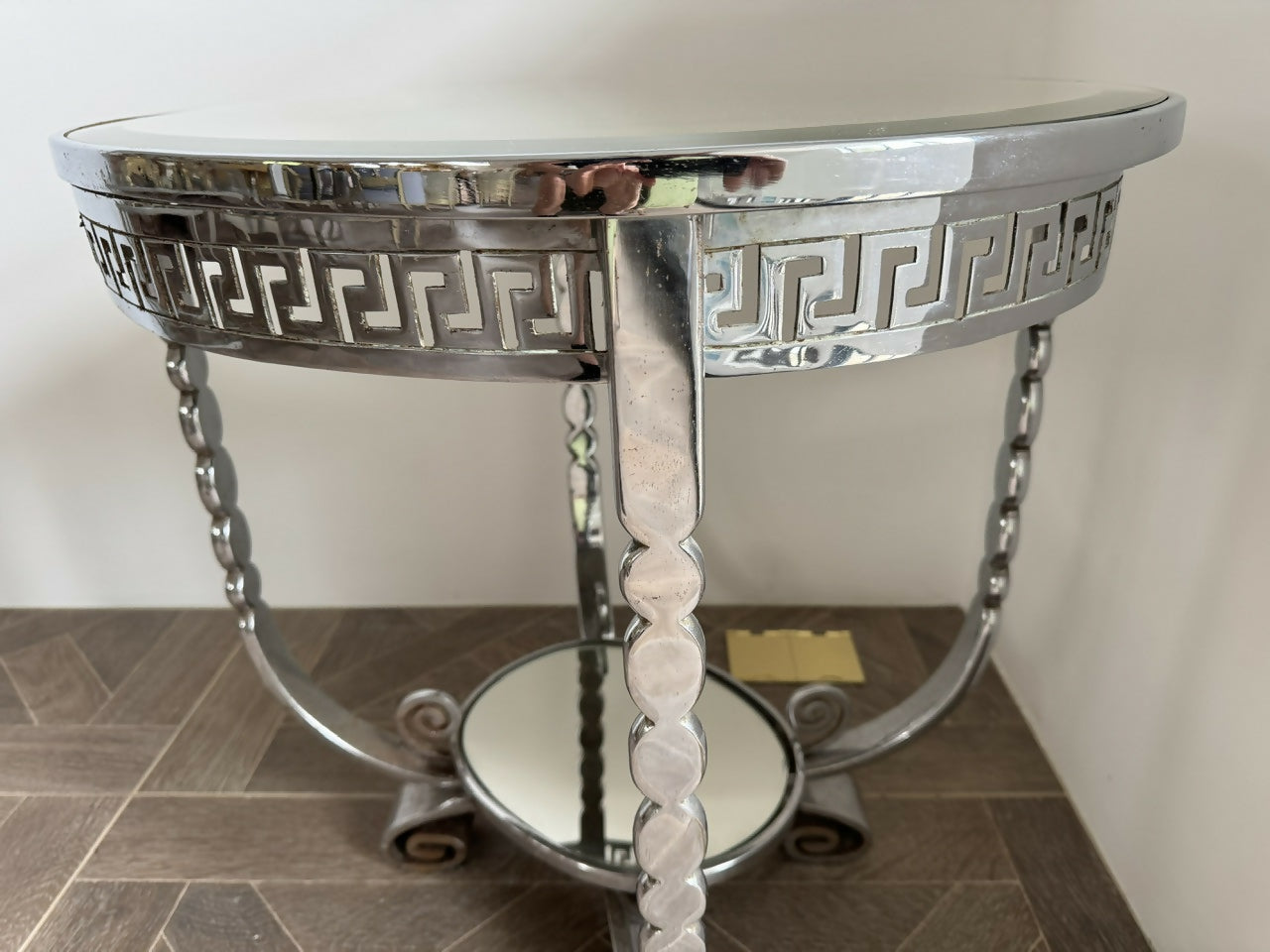 Very High Quality Art Deco Chrome Occasional Table