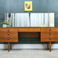 Mid Century Teak Dressing Table with Mirrors - Avalon