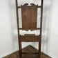 Vintage Oak Hall Coat Stand with Mirror & Storage