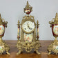 Lancini Imperial Ormolu Porcelain Gilt Brass Mantle Clock LOT 4638
