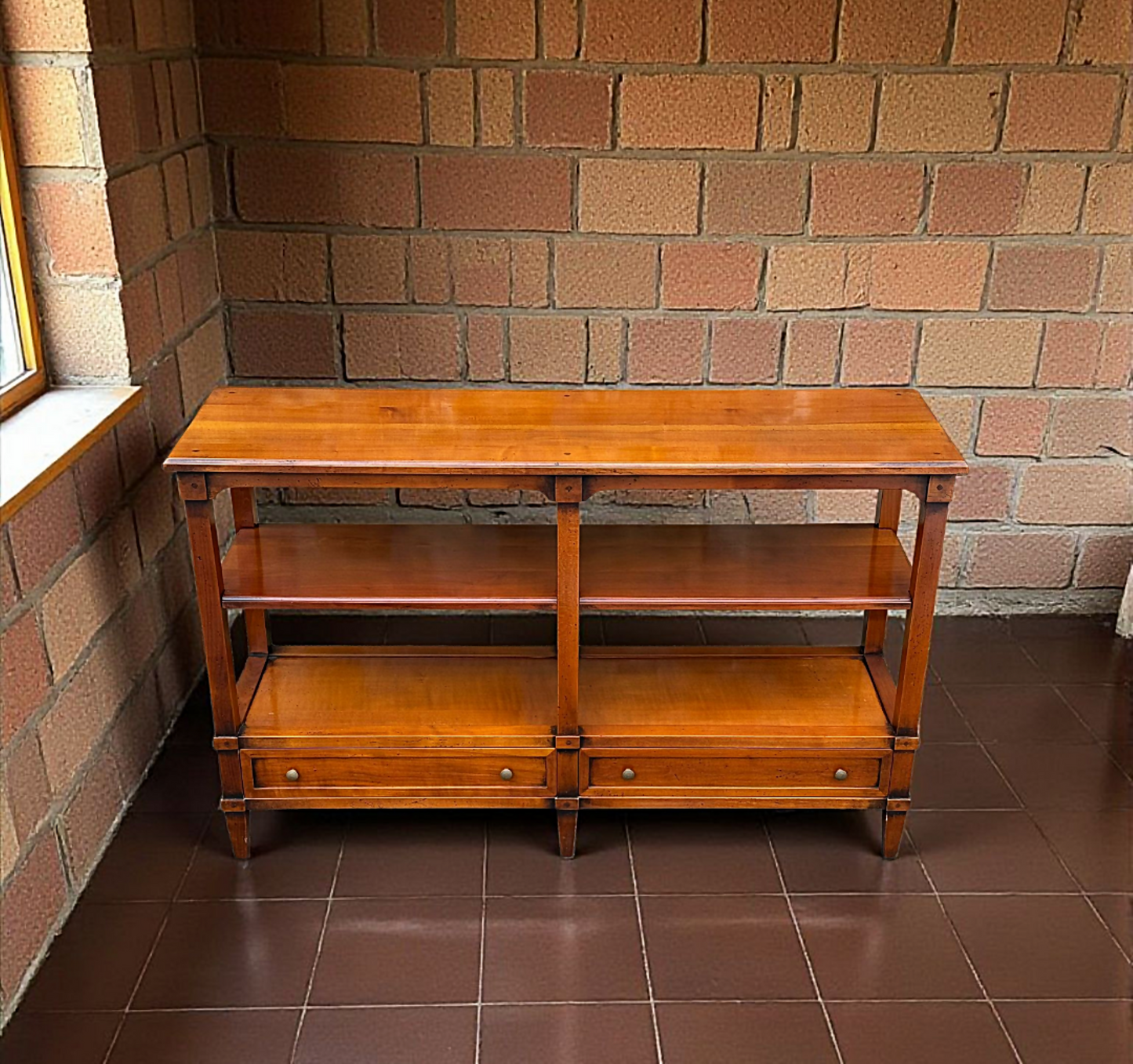 Good Quality French Cherry Bookcase