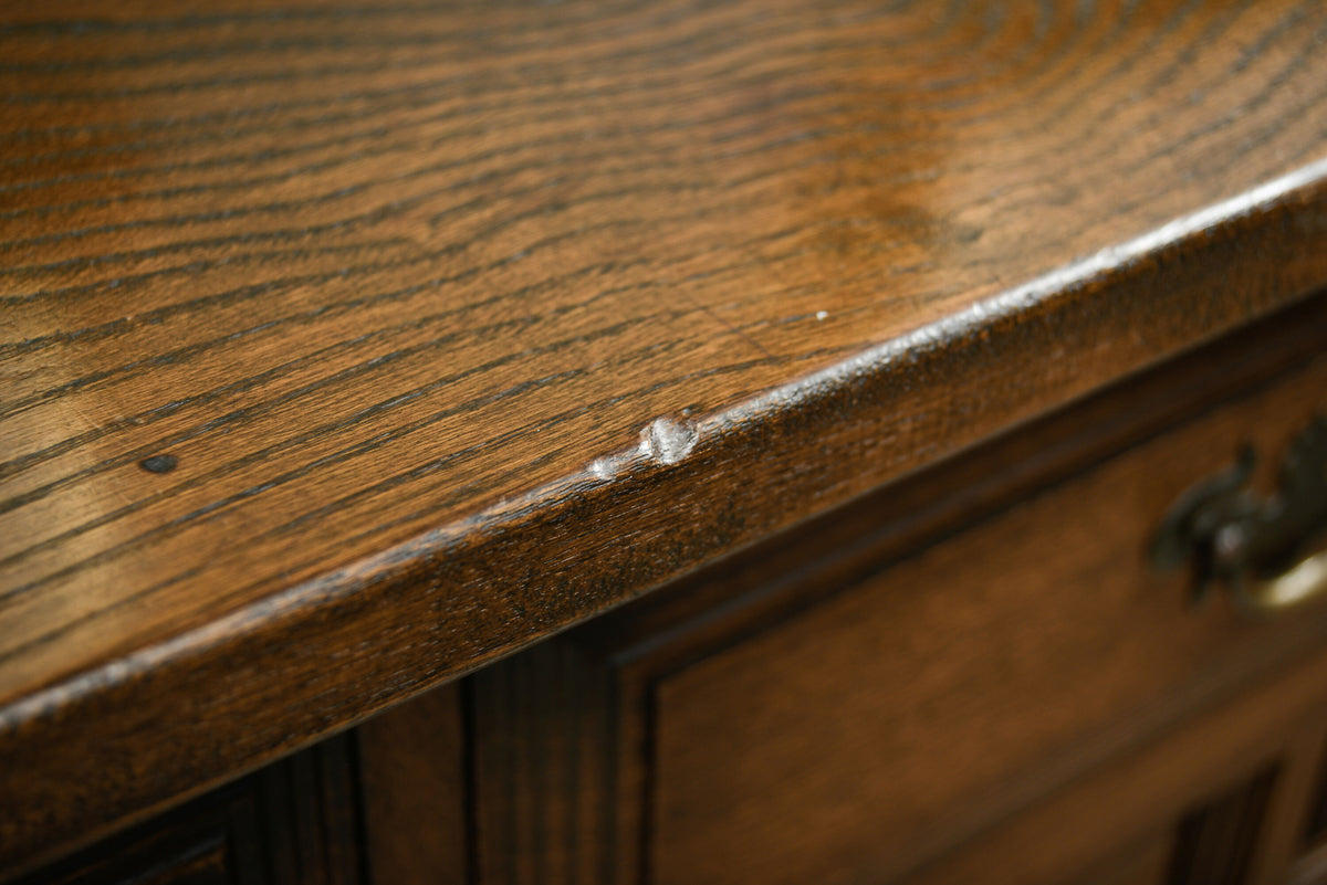 Vintage Younger Toledo Oak Sideboard - Very Long