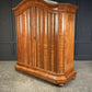 Large Continental Oak & Walnut Art Deco Wardrobe