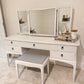 White Stag Minstrel 5 Drawer Dressing Table