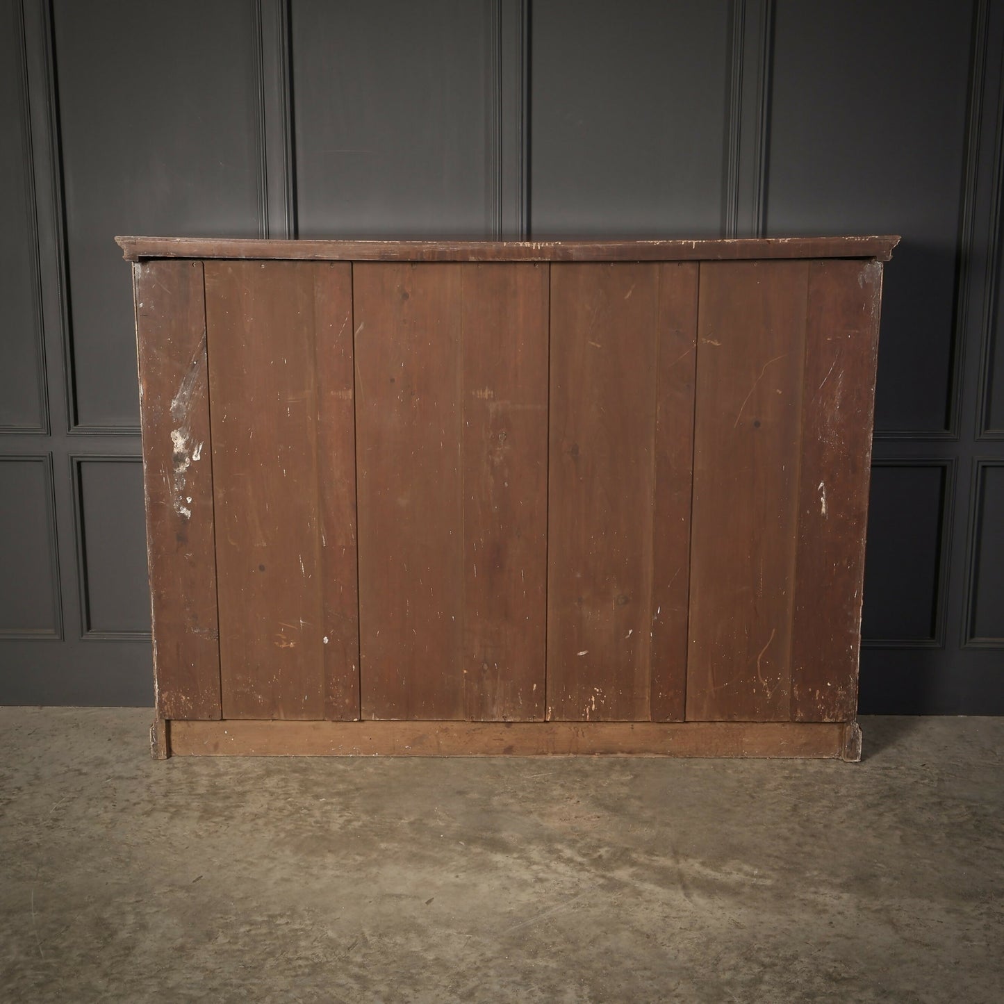 Vintage Victorian Oak Open Bookcase