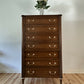 Vintage Stag Tallboy Chest Of Drawers Mid Century Tall Boy Stag Chateau