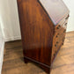 Edwardian Sheraton Style Inlaid Mahogany Bureau Bookcase