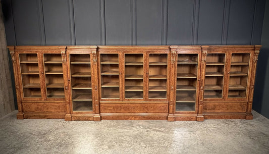 Impressive Extra Large Pollard Oak Vintage Library Bookcase