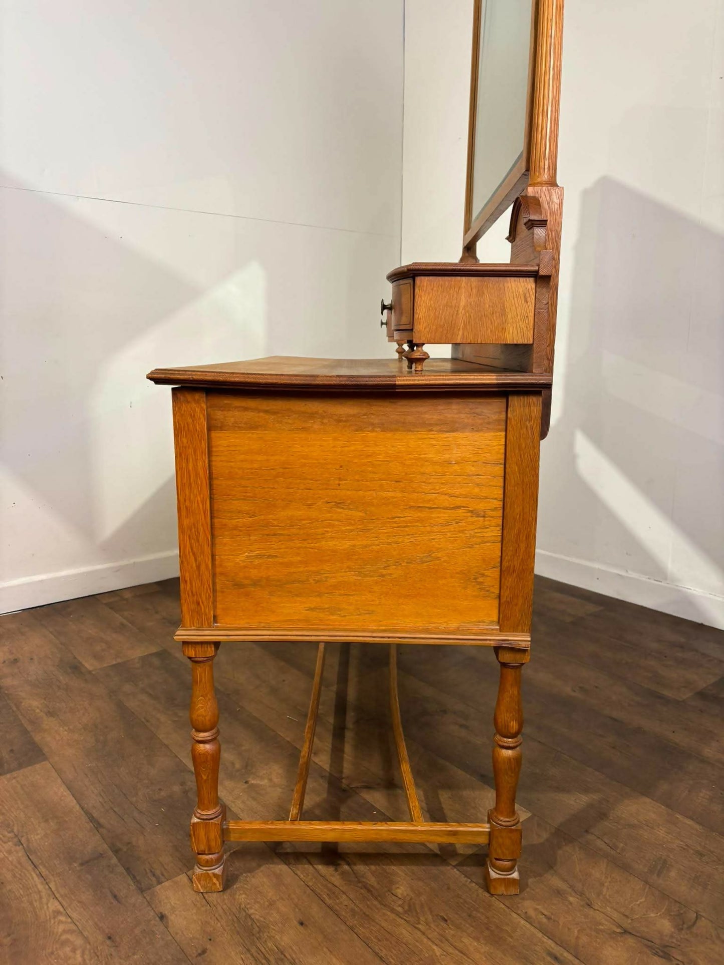 Edwardian Light Oak Dressing Table