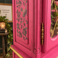 Vintage French display drinks cocktail cabinet