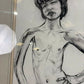 Charcoal Drawing - Young Mick Jagger by Geoffrey Bernard