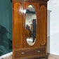 Edwardian Mahogany Inlaid Mirrored Wardrobe9