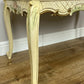 Coffee Table Vintage Shabby Chic Louis XVI Marble Top Carved Table LOT 6278