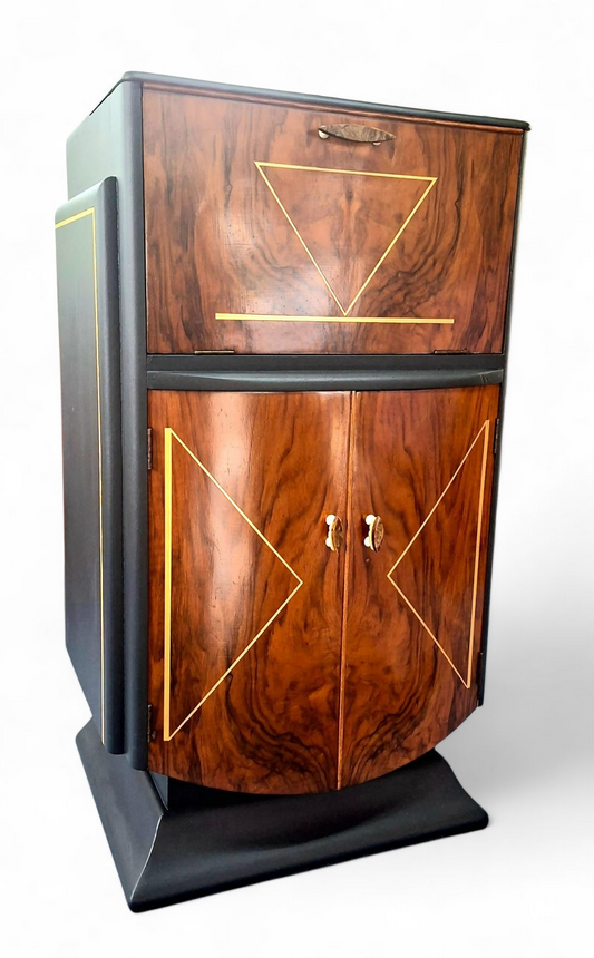 Art Deco Heron Drinks Cabinet