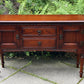 A WOOD BROTHERS OLD CHARM TUDOR BROWN CARVED OAK SIDEBOARD / DRESSER BASE / HALL TABLE