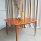 Vintage Mid Century Oak Norwegian Extending Dining Table Danish By Gustav Bahus R433