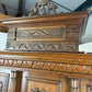 19th Century French Renaissance Style Carved Oak Buffet Sideboard / Cabinet