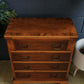 Vintage Yew Wood Bureau — Georgian Style Elegance