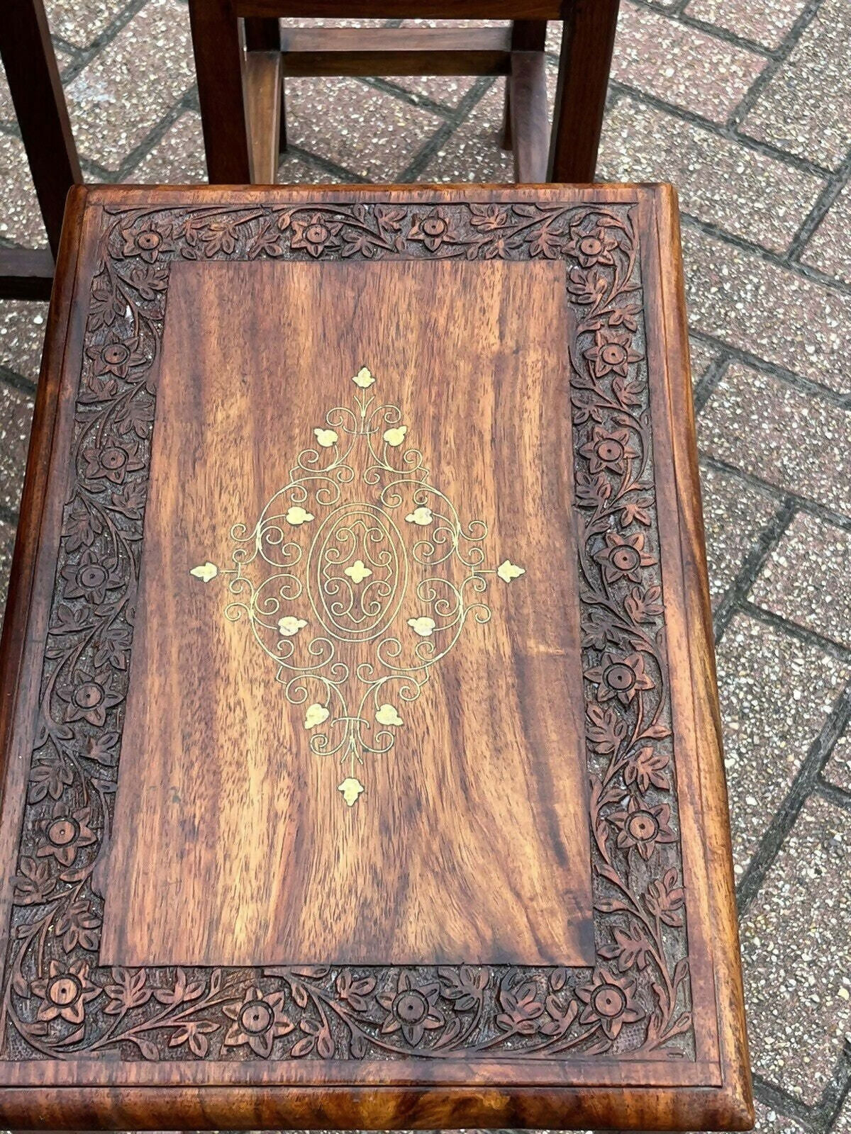 Vintage Oriental Nest Of Tables, Perfect Coffee / Lamp Tables