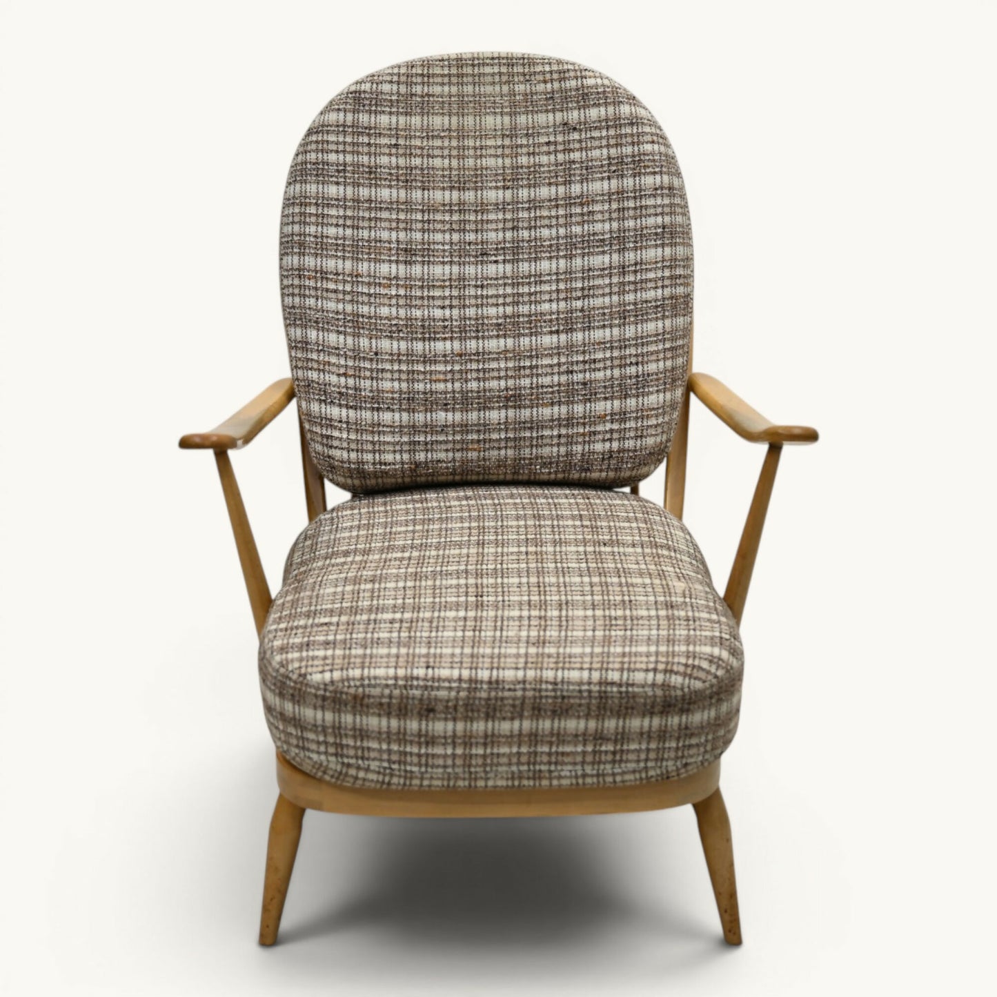 Ercol Windsor Easy Chair Model 203 1970s New Webbing Light Finish FREE Delivery*