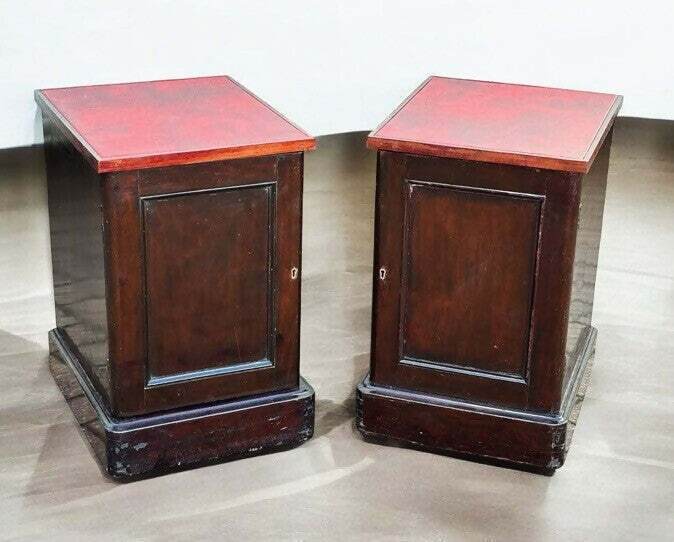 Pair Of Victorian Bedside Cupboards