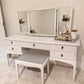 White Stag Minstrel 5 Drawer Dressing Table