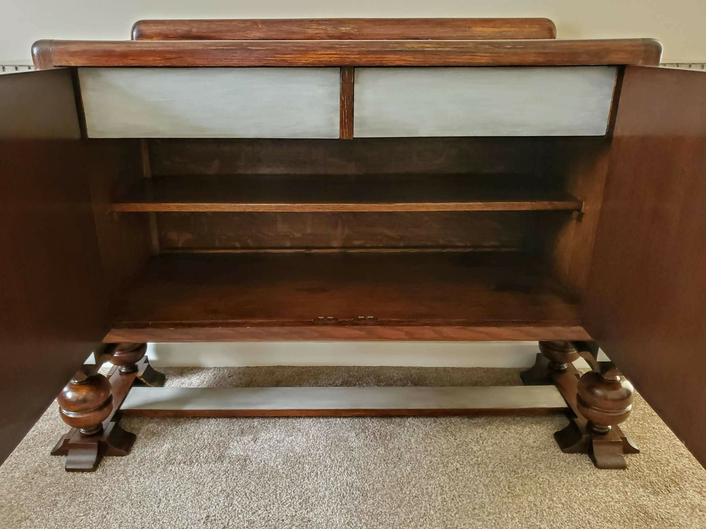 Vintage Art Deco Style Upcycled Sideboard circa 1930s