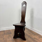 Vintage Dark Oak Spinning Chair