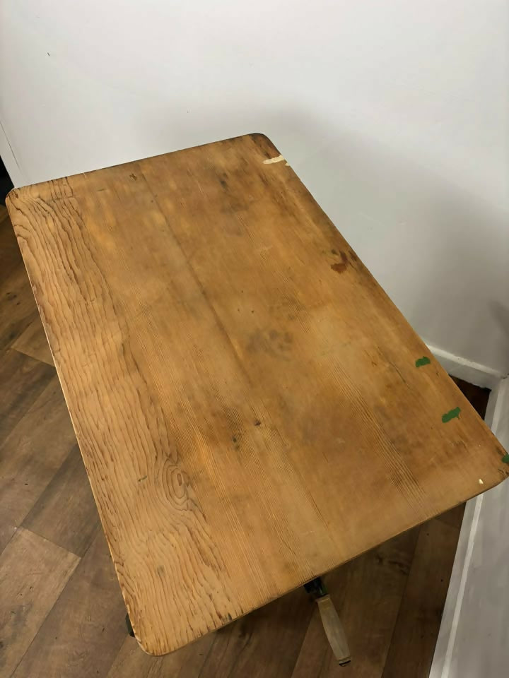 Vintage ‘Anglian’ Cast Iron Mangle With Pine Rollers