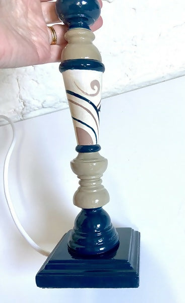 Lamp Hand Painted Art Deco Style
